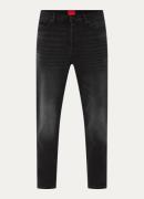 HUGO BOSS 634 tapered jeans met gekleurde wassing