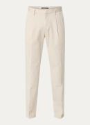 Boggi Milano Roberto tapered fit pantalon in biologische katoenblend m...