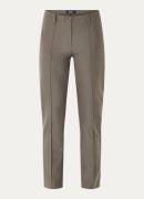 Gardeur Mid waist straight fit pantalon met stretch