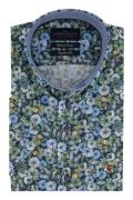 Portofino overhemd korte mouw bloemen print