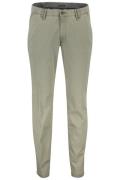 M.E.N.S. pantalon Xtend flatfront modern fit groen