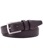 Profuomo riem bruin uni leder