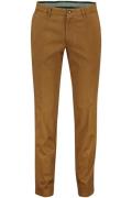 M.E.N.S. pantalon bruin uni katoen Madison