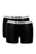 Alan Red boxershorts 2-pack Zwart