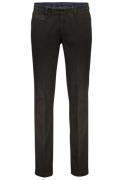 Portofino broek slim fit donkerbruin