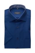 Eterna shirt korte mouw Comfort Fit donkerblauw