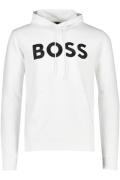 Hugo Boss sweater wit geprint katoen hoodie