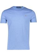 Ralph Lauren t-shirt Custom Slim Fit blauw ronde hals