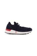 Polo Ralph Lauren sneakers effen leer donkerblauw