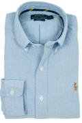 Overhemd Ralph Lauren Slim Fit blue Oxford