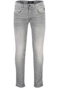 Replay pantalon grijs effen katoen