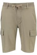 Camel Active korte broek beige uni normale fit