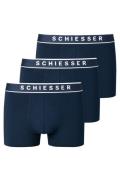 Boxershorts navy 3-pack Schiesser 95/5