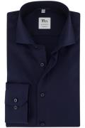 Eterna business overhemd Modern Fit donkerblauw effen 100% katoen norm...