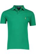 Groene Polo Ralph Lauren polo Slim Fit effen katoen