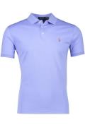 Polo Ralph Lauren polo Slim Fit blauw effen katoen normale fit