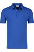 Lacoste polo blauw effen katoen normale fit korte mouw