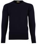 William Lockie pullover donkerblauw ronde hals