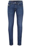 Diesel 5-pocket Sleenker blauw