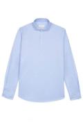 Poloshirt Profuomo normale fit blauw katoen