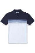 Pierre Cardin poloshirt donkerblauw gestreept katoen