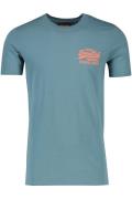 Superdry t-shirt blauw ronde hals