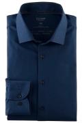 Olymp Level Five 24/Seven overhemd extra slim fit donkerblauw effen ka...