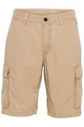 Camel Active korte broek bruin effen katoen zakken