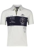 Aeronautica Militare polo comfort fit wit geprint