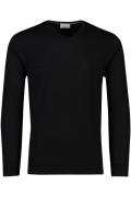 Profuomo trui slim fit zwart effen