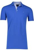 Portofino poloshirt normale fit blauw extra lang