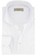 John Miller overhemd mouwlengte 7 Tailored Fit normale fit wit met pri...