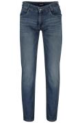 Gardeur pantalon blauw denim, katoen