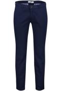 Brax chino blauw effen normale fit