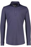 John Miller polo donkerblauw effen slim fit