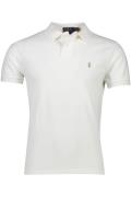 Polo Ralph Lauren polo effen katoen slim fit ecru