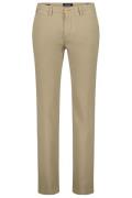 Gardeur chino Savage zandbeige effen lyocell