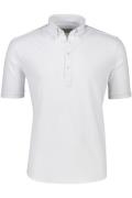 John Miller poloshirt korte mouw Slim Fit wit effen extra slim fit