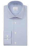 Seidensticker business Regular overhemd normale fit blauw geruit 100% ...