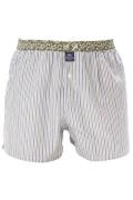 Mc Alson boxershort bloemenband wit gestreept