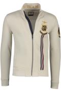 vest Aeronautica Militare opstaande kraag beige katoen