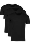 Hugo Boss t-shirt zwart katoen 3-pack classic fit