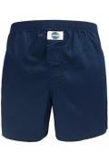 Deal boxershort  effen katoen donkerblauw