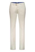 Gardeur beige katoenen slim fit chino