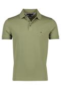 Poloshirt Tommy Hilfiger mosgroen Slim Fit