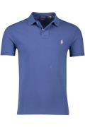 Polo Ralph Lauren polo Slim Fit blauw effen 100% katoen