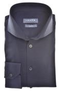 Ledub business overhemd Slim Fit donkerblauw effen 100% katoen