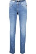 Replay jeans blauw effen katoen