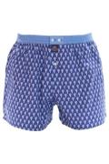 Boxershort Mc Alson blauw cactussen geprint katoen