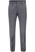 Hugo Boss pantalon mix en match grijs effen wol slim fit Genius